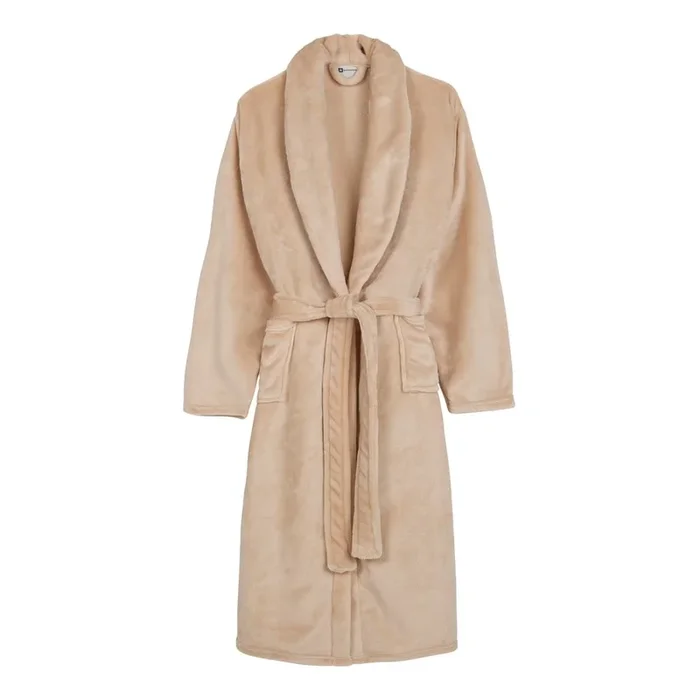Accappatoio Polyvelvet XL/XXL, in micropile, beige