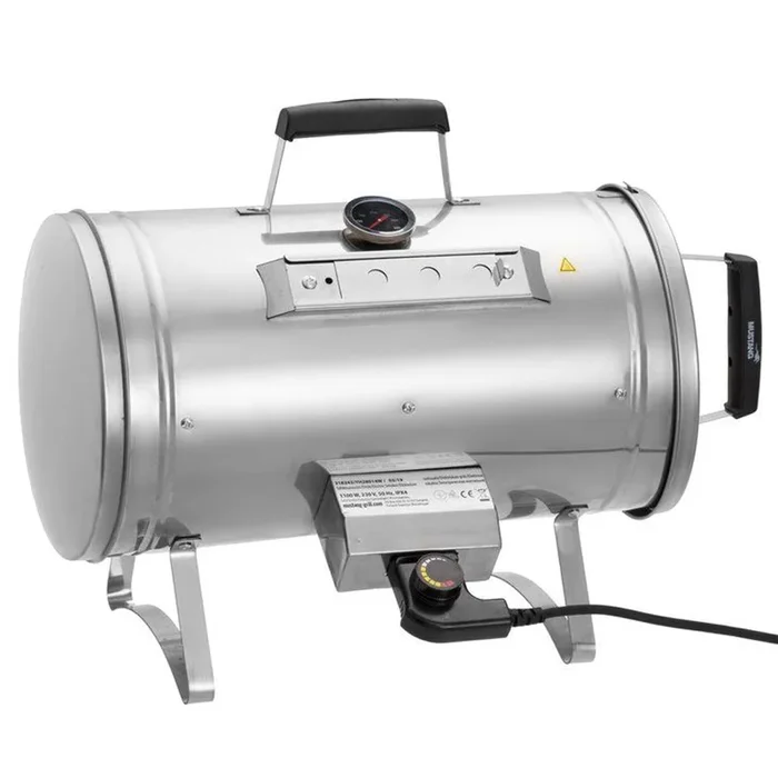 Affumicatore Elettrico in Acciaio Inossidabile Smoker Barbecue BBQ e Termostato