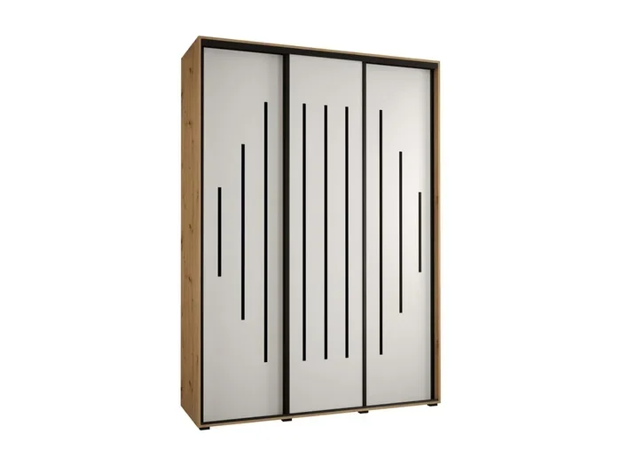Armadio con ante a battente 235,2/180/45 3-porte
