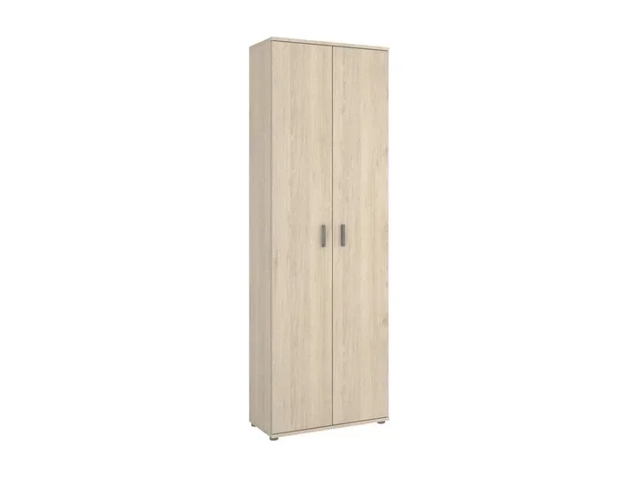 Armadio multiuso Suretta, Mobile multifunzione portaoggetti, Guardaroba a 2 ante, 61x35h190 cm, Rovere