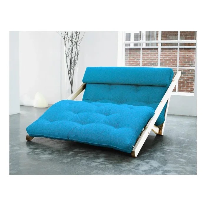 Chaise longue Blu, larghezza totale 130 cm, peso 34 kg