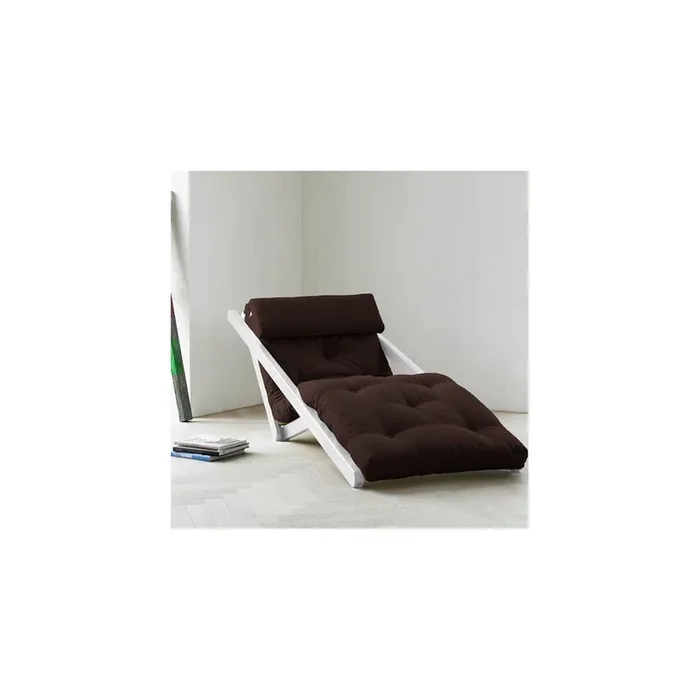 Chaise longue Marrone, larghezza totale 80 cm, peso 25 kg