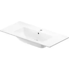 Duravit ME by Starck lavabo 103×49 cm rettangolare a parete-da mobile-con piano bianco 2336100060