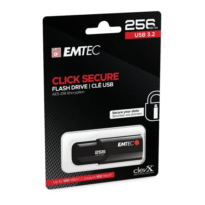 EMTEC – memoria b120 clicksecure 256gb – ECMMD256GB123