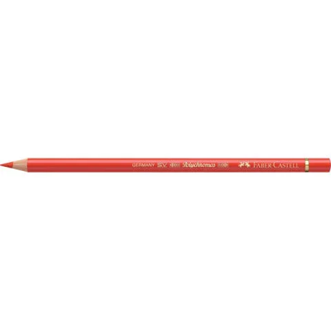FABER-CASTELL – Matite colorate permanenti faber castell polychromos mina 3,8 mm conf. 6 pezzi – rosso cadmio scuro – 110117
