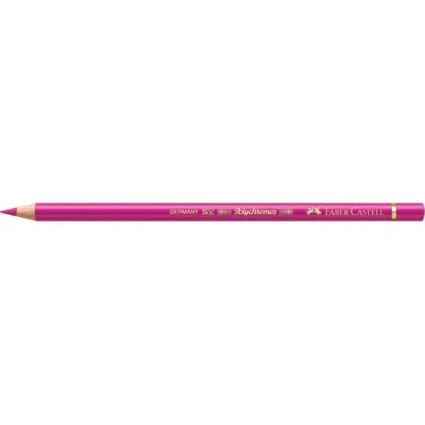 FABER-CASTELL – Matite colorate permanenti faber castell polychromos mina 3,8 mm conf. 6 pezzi fucsia – 110123
