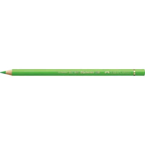 FABER-CASTELL – Matite colorate permanenti faber castell polychromos mina 3,8 mm conf. 6 pezzi – verde erba – 110166