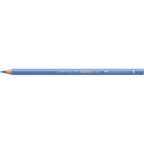 FABER-CASTELL – Matite colorate permanenti faber castell polychromos mina 3,8 mm conf. 6 pezzi – oltremare chiaro – 110140