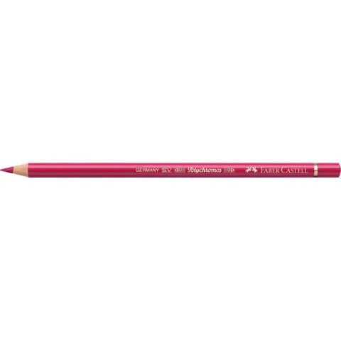 FABER-CASTELL – Matite colorate permanenti faber castell polychromos mina 3,8 mm conf. 6 pezzi – cremisi alizarina – 110226