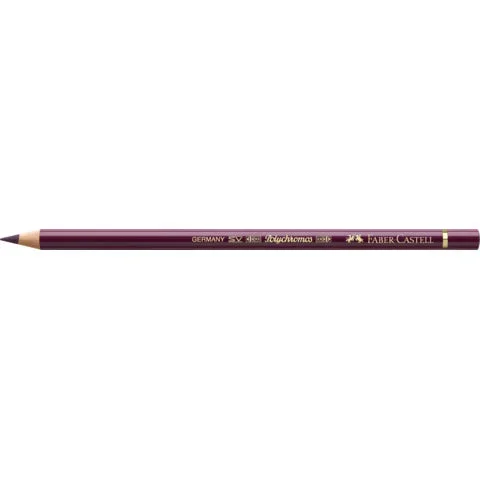 FABER-CASTELL – Matite colorate permanenti faber castell polychromos mina 3,8 mm conf. 6 pezzi – rosso viola – 110194
