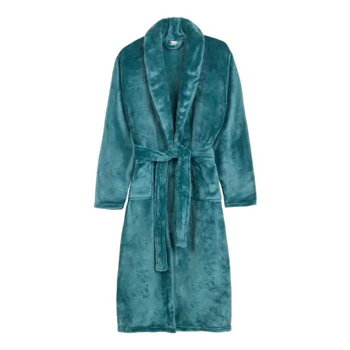 Good MorningAccappatoio PolyvelvetXL/XXL, in micropile, blu