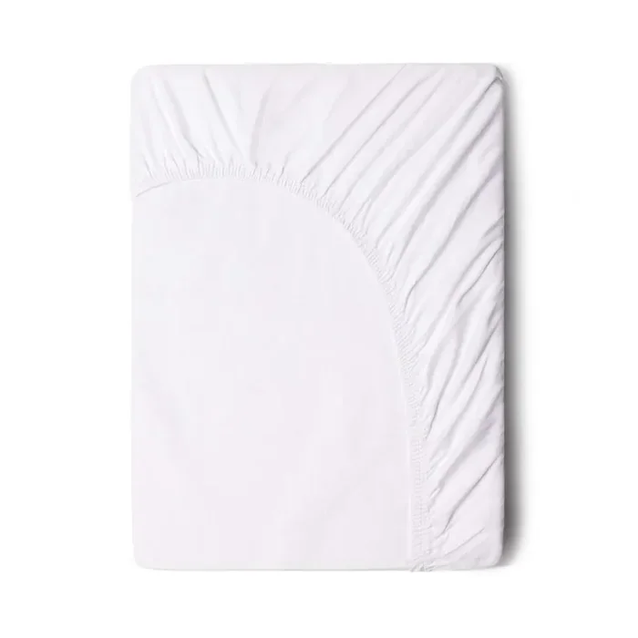 Good MorningLenzuolo con angoli BasicPer letto matrimoniale, in cotone, bianco, 180×200 cm