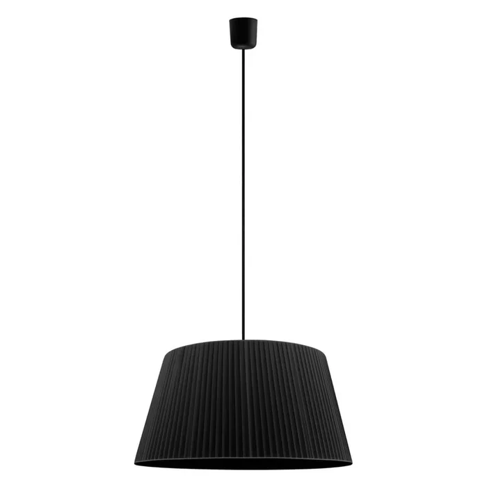 Lampadario Nero, ø 54 cm, altezza totale 27 cm