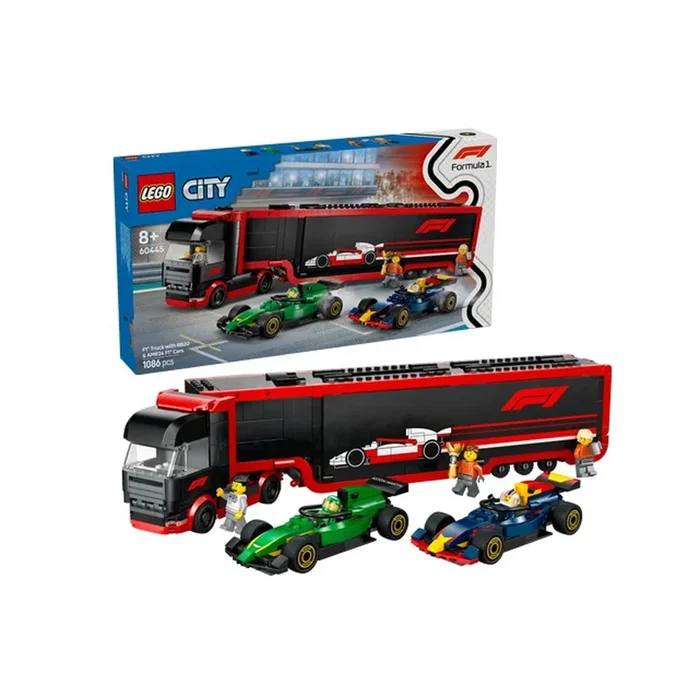 Lego City 60445 Autotrasportatore F1