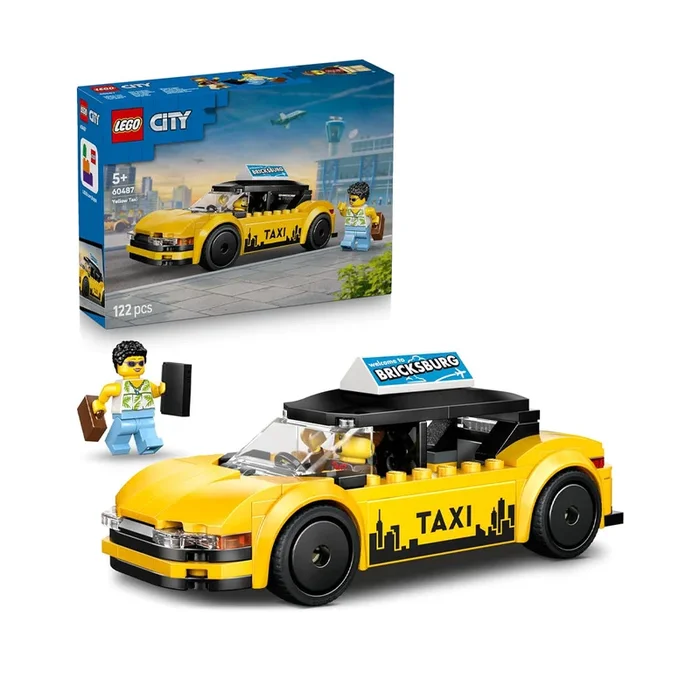 LEGO CITY 60487 TAXI GIALLO