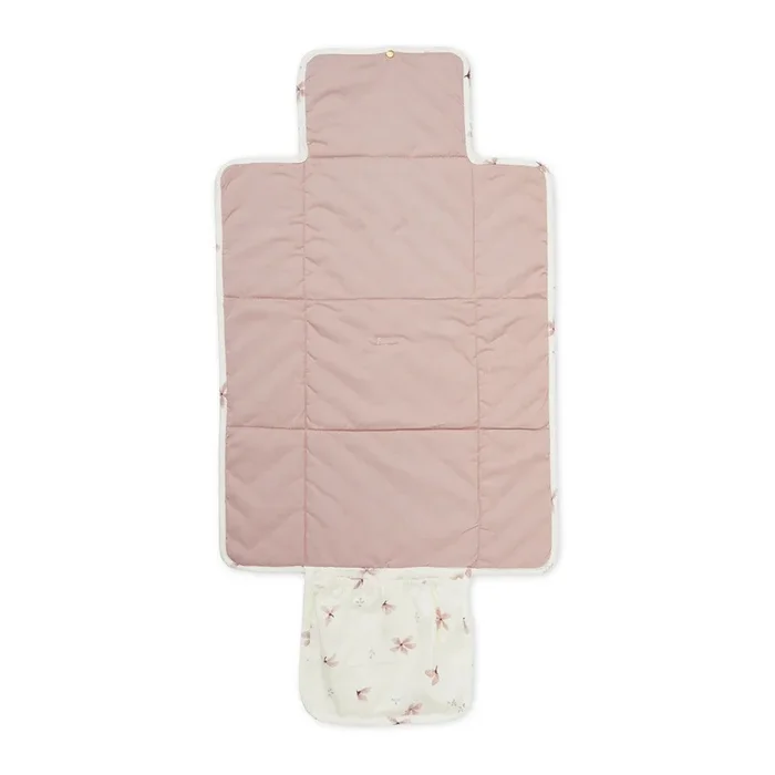 Materassino per fasciatoio Windflower Creme Color crema/rosa polveroso, 70×44 cm