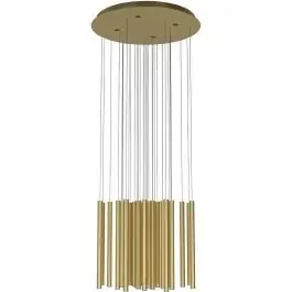 MaxLight Organic lampada sospesa x3 W oro P0476D