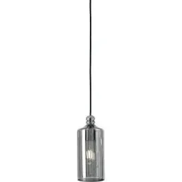 Miloox Ebe lampada sospesa 1×40 W nero-fumé 1744.13