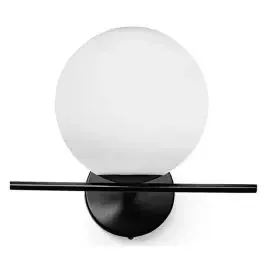 Miloox Jugen Black lampada da parete 1×40 W bianco-nero 1744.207