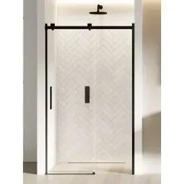 New Trendy Softi Black porta doccia 180 cm scorrevole nero opaca/vetro trasparente EXK-3958