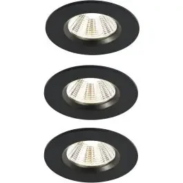 Nordlux Fremont lampada da incasso 3×4.5 W nero 2310056003