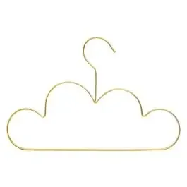 Nuvola set 3 grucce in metallo oro 30×21 cm