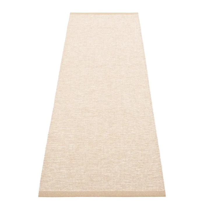 Passatoia da interno ed esterno Sam Vanilla Reversibile/lavabile, sintetica, bouclé, a pelo piatto, beige, 70×225 cm