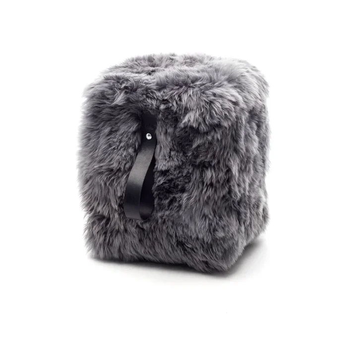Poggiapiedi Grigio, larghezza totale 45 cm, profondità totale 45 cm, altezza totale 45 cm