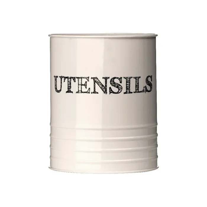Portautensili da cucina Sketch Bianco, ø 13 cm, altezza totale 16 cm