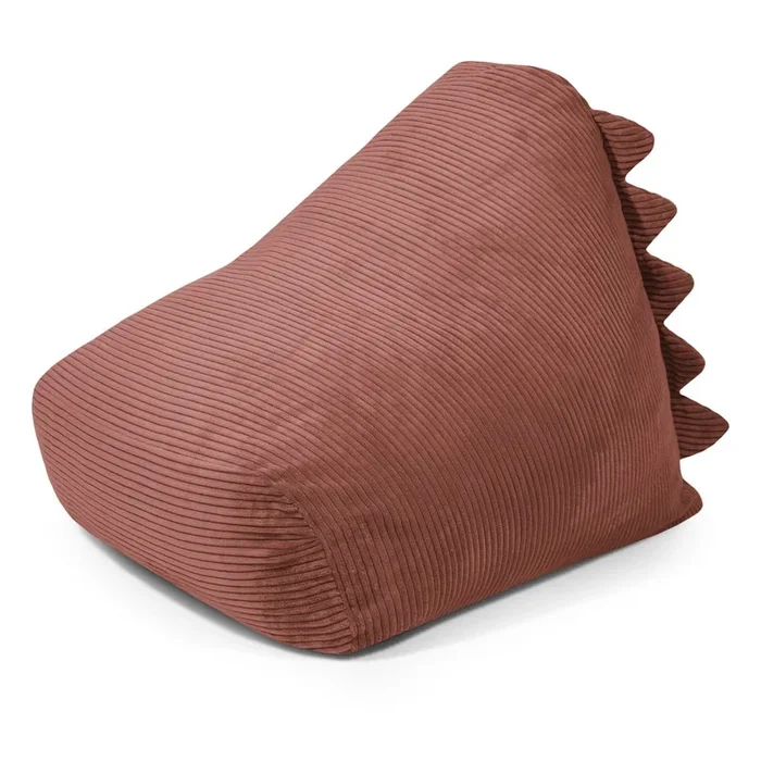 Pouf a sacco per bambini Snug 80 Dragon Con rivestimento in velluto a coste, color mattone, larghezza totale 80 cm, profondità totale 90 cm, peso 9 kg