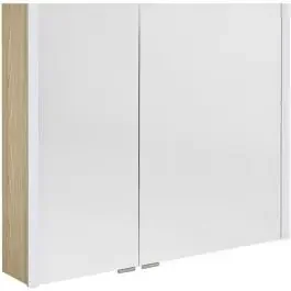 Sapho Alix armadietto 86×17.5×70 cm con specchio olmo chiaro-beige AX186-0013