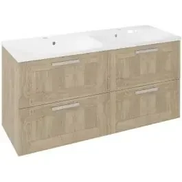 Sapho Amia armadietto 119.5x45x60 cm sottolavabo sospeso rovere-legno AM120-2020