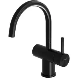 Steinberg 100 rubinetto per lavabo verticale nero 1001500S