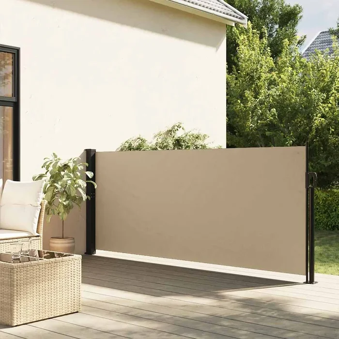 Tenda da Sole Laterale Retrattile Beige 140×300 cm 4004300